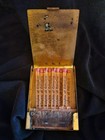 Antique 1919 Knights Of Columbus Fraternal Match Safe Vesta Match Holder Case 