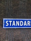 Porcelain Standard Oil Enamel Metal Sign Size 30  X 4  Inches