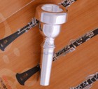 Brand New Quality Brass Silver Plated Flugelhorn Horn Mouthpiece