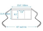 2 Pack Waiter Server Apron With 3 Pockets For Waitress Short Half Waist Apron