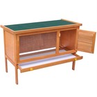 Outdoor Rabbit Hutch Small Animal House Pet Cage 1 Layer Wood