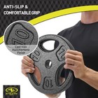 Athletic Works 100lb Black Cast Iron Standard Weight Plate Sets  Used As Both Du