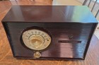 Vintage Mcm Ge Model 875 Am Tabletop Tube Radio Working 
