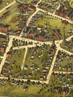 1875 New Britain Connecticut Vintage Old Panoramic City Map - 24x32