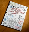 Return Of The Living Dead Trilogy Scripts Signed- Autograph Reprints- Horror-   