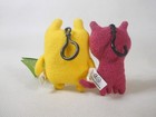 Ugly Dolls New Mandy Bear 4 5  Clip On W Tags   Ugly Dog 4 5  Clip On Lot Of 2