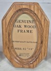 Vintage Genuine Oak Picture Frames Octagonal  3 1 2  X 5  Lot Of 3 Grandmacore