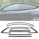 Window Trim Stainless Steel Chrome Delete For Model Y For Model Y 2017-2025