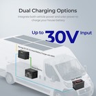 Renogy Dcc30s 12v 30a Dual Input Dc-dc On-board Battery Charger With Mppt
