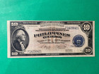 Philippines Nd  1949  10 Peso Central Bank Victory Overprint F14256421 P-120