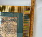 Old World Map In Lovely Gold Frame Beautiful 