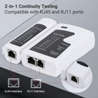 Rj45 Cable Tester Network Ethernet Wire Test Tool For Lan Gold 