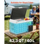 12 Volt Car Refrigerator Portable Freezer 42 3qt Electric Cooler For Camping