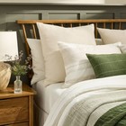 26 x26  Micro Diamond Textured Euro Pillow Cream - Hearth   Hand With