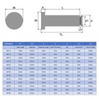 10set M5x30mm 304 Stainless Steel Cylindrical Shaft Snap Ring Locating Pin