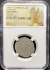 France King Charles Vi 1380-1422 Ad Medieval Silver Blanc Joan Of Arc Coin Ngc F