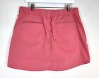 Nwt Title Nine Scout Skort Skirt Womens Large Ripstop Coral New