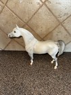 Breyer 1972 Proud Arabian Stallion  213 Bright White Light Gray Dapple