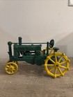 John Deere Cast Iron Tractor 8    Antique Scale Model Spoked Wheels Heavy Vintage