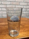 Vintage J  Leinenkugel Brewing Co  Leinie Lodge Official Member Pint Glass Red C