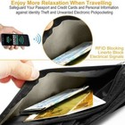 Travel Money Belt Waist Bag Pack Rfid Blocking Anti-theft Waist Pouch Waterproof