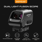 4x Zoom Dual Light Fusion Thermal Night Vision Scope W  Wifi For Outdoor Hunting