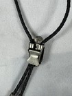 Vintage Hand Made  Sterling Silver Native American Turquoise Bolo Tie