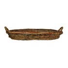 Vintage Woven Wicker European Drying Basket With Handles