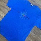 Vintage 90s Walt Disney World Mickey Mouse T Shirt Blue Made In Usa Mens Large