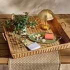 Portable Table Lamp Brass  includes Led Light Bulb  - Hearth   Hand