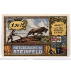 1921 Germany Steinfeld Notgeld 1 Mark Note  298 