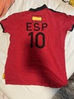 Polo Ralph Lauren Spain Shirt Mens Large Red Black Custom Fit Big Pony Soccer 10
