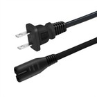 6ft 2-prong Ac Power Cord For Cooluli Mini Fridge Replacement Power Cord Cable