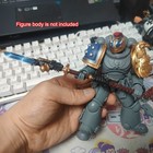 Single Pre-sale Painted Shoulder Pauldron Head Sculpt Weapon For Diy Figure