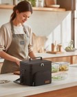 Insulated Lunch Box For Men   Women - Leak-proof Cooler Lunch Bag With 4 Pockets