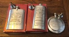 Vintage Jack Daniels Set Of 3 Old No7 Tennessee Whiskey Flasks