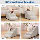 5 Step Dog Stairs For High Bed     Pet Steps For Small Dogs  Non-slip Dog Ramp    