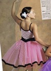 Nwt Ballet Dress European Length Rose Velveteen Trim Flower Lace Wolff Fording