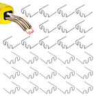 500pcs Hot Stapler Staples Repair Kit For Plastic Welder Gun Car Bumper Fender