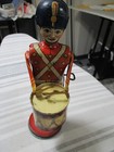 Vintage J  Chein Tin Litho Wind Up Drummer Boy-antique