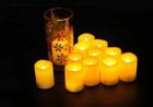 Candle Choice Set Of 24 Premium Flameless Votive Led Candles  Battery Operated 