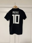 Adidas Black 2018 World Cup Argentina Lionel Messi Away Jersey Size Men   s M l