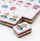 New  Beautiful Olive Green Layered Mahjong Tiles     American Set 160 Tiles