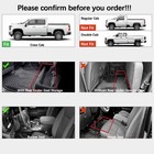 Karpal Floor Mats For 2019-2025 Chevy Silverado 1500 gmc Sierra 1500  2020-2025