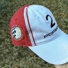 Porsche Driver   s Selection Racing Cap Red White  2 Adjustable Motorsport Hat New