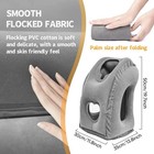 Inflatable Travel Pillow Airplane Neck Head Support Patented Valve Cushion Plane