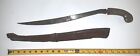Knife Filipino Sword Philippines Wood Antique Scabbard Military