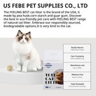 Feeling Best Tofu Cat Litter 22 4lb  5 6lb 4 Bags  Clumping natural flushable