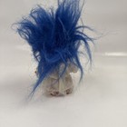 Vintage Russ Berrie Troll Doll Bat Mitzvah Girl Blue Hair Jewish Star Of David 5