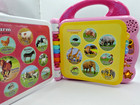Leap Frog 100 Animals Book Pink Spanish And English Tested